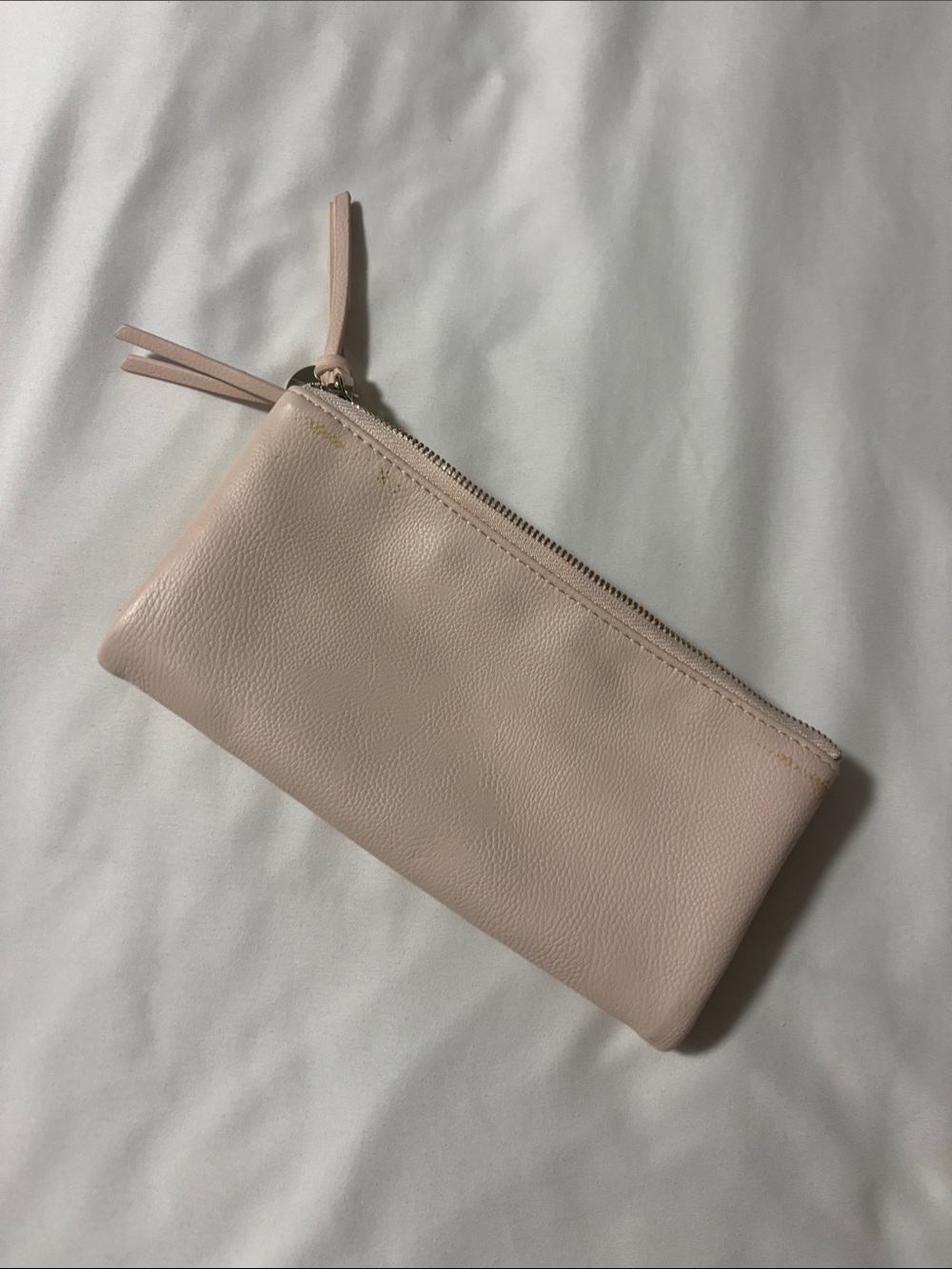 Chloé Blush Leather Zip Pouch - Picture 3 of 3